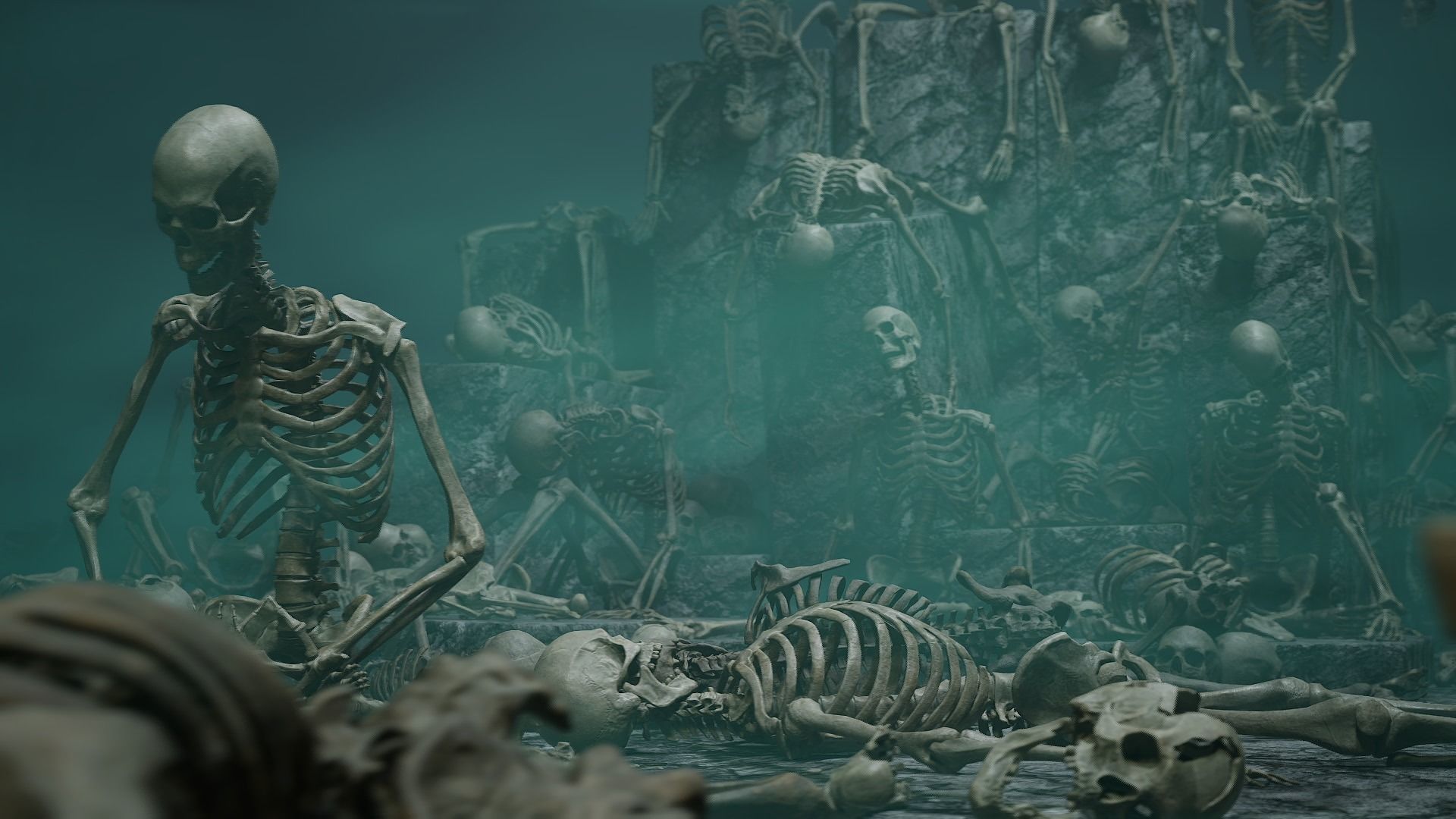 Skeleton Ultimate Pack Low-poly 3D model_4