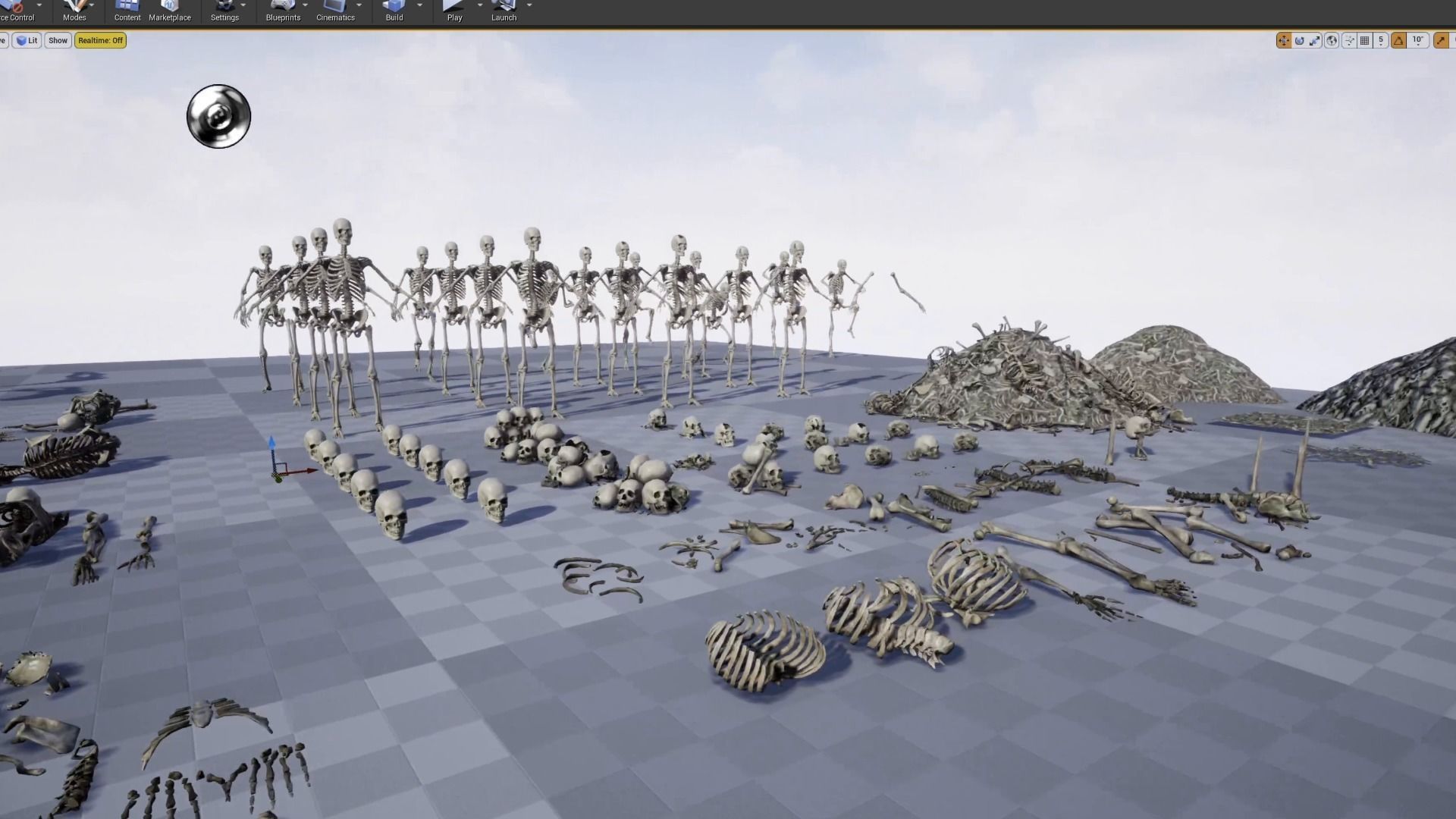 Skeleton Ultimate Pack Low-poly 3D model_5