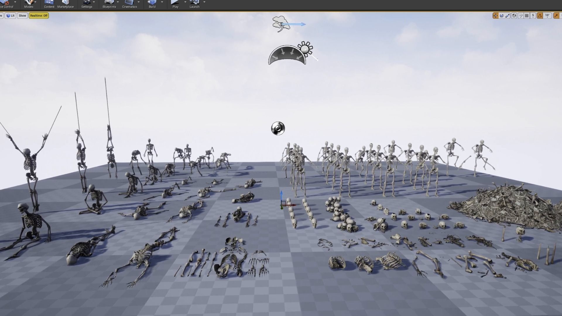 Skeleton Ultimate Pack Low-poly 3D model_11