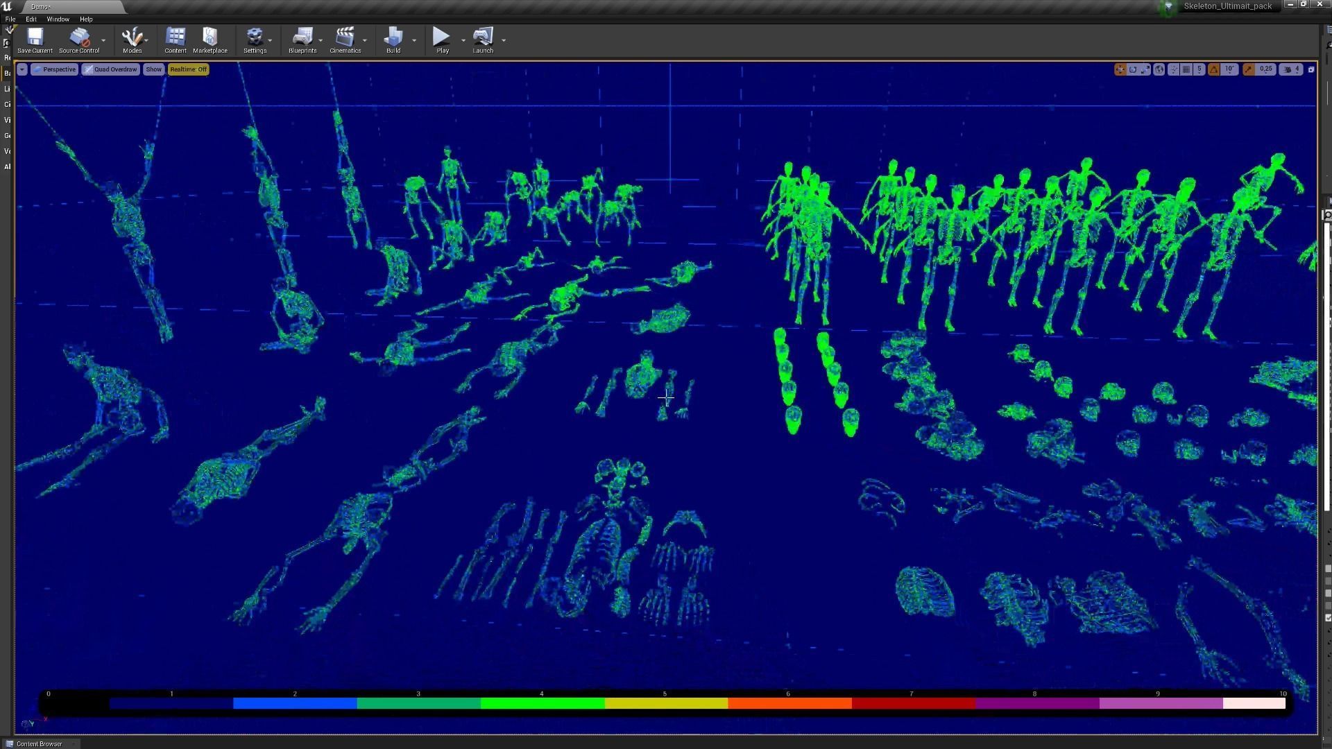Skeleton Ultimate Pack Low-poly 3D model_19