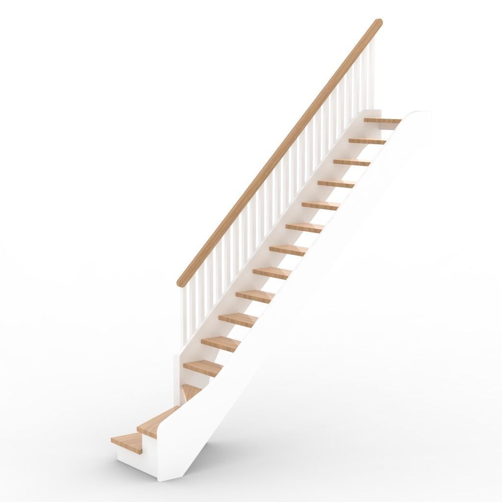 stairs 100 3D model_1
