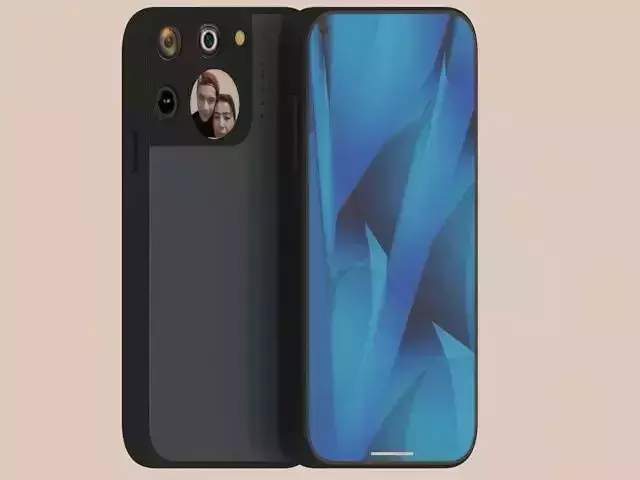 phone front and iphone 3D model