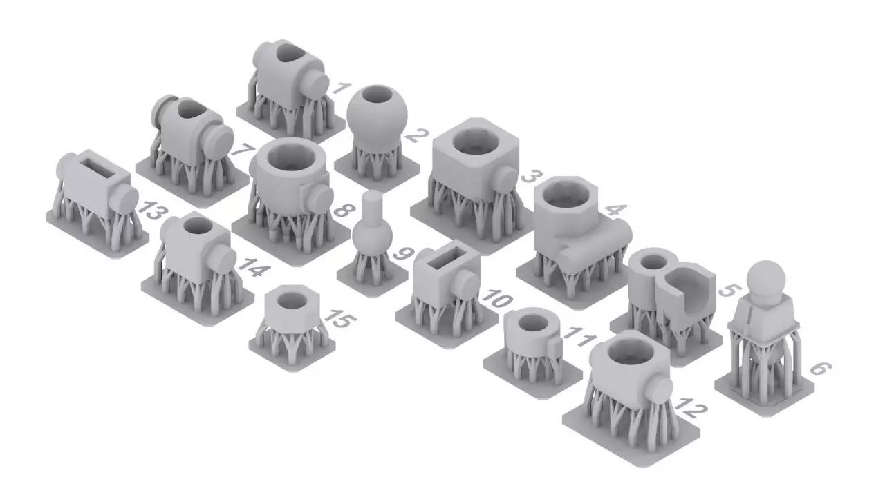 Gunpla Poly cap Free 3D print model_5