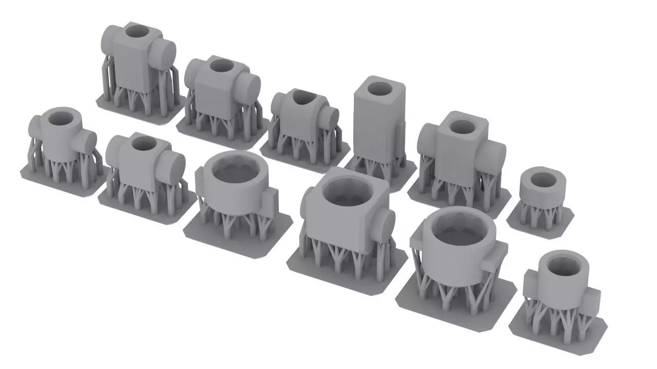 Gunpla Poly cap Free 3D print model_0