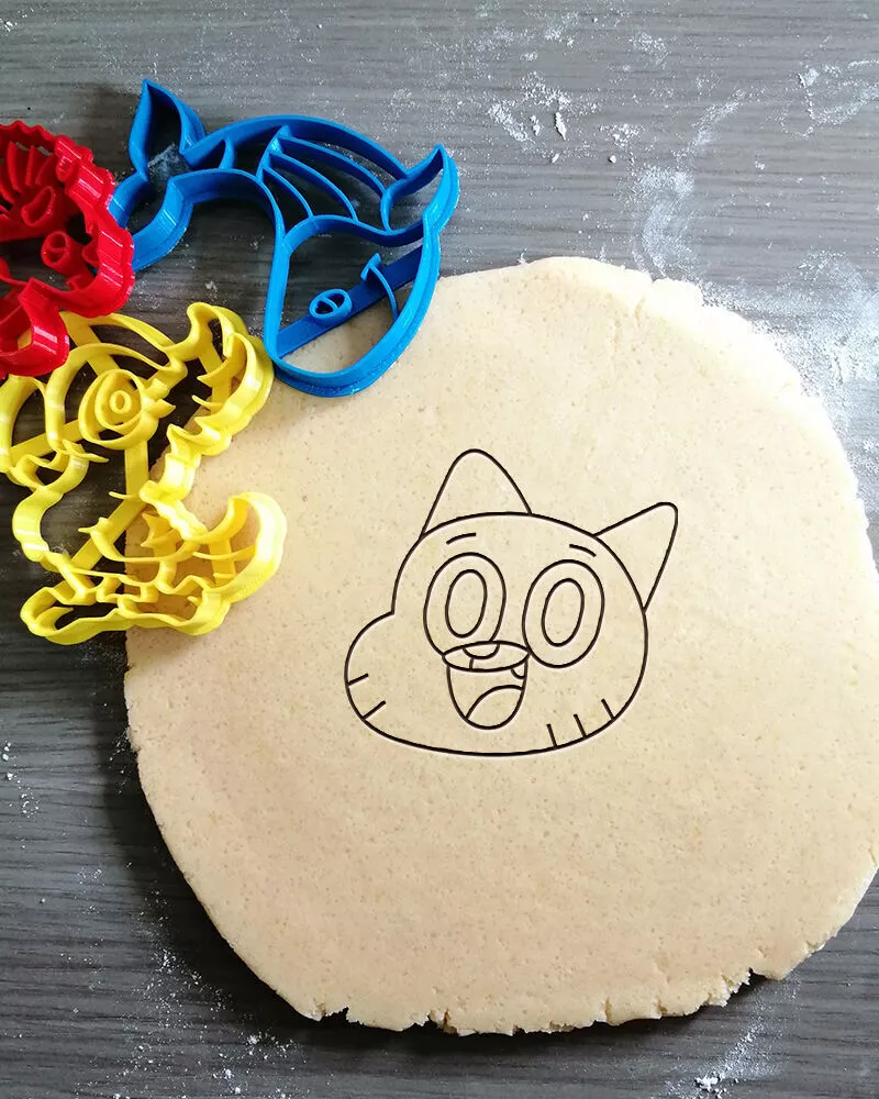 Gumball Watterson Cookie Cutter 3D print model
