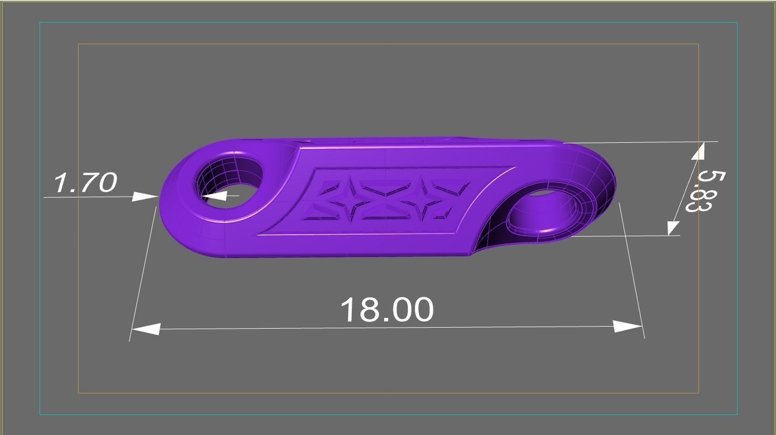 Chain model 01 3D print model_10
