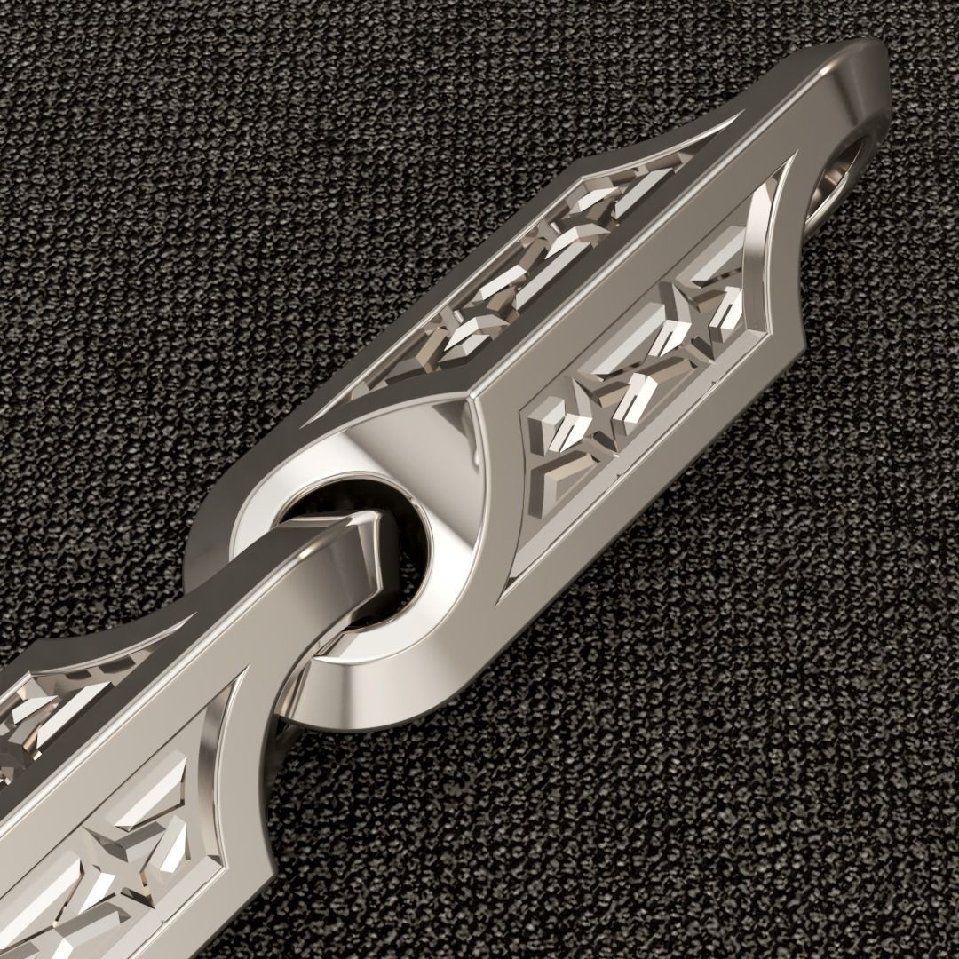 Chain model 01 3D print model_2