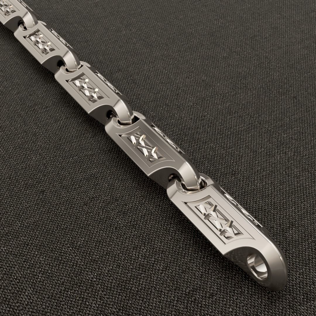 Chain model 01 3D print model_3