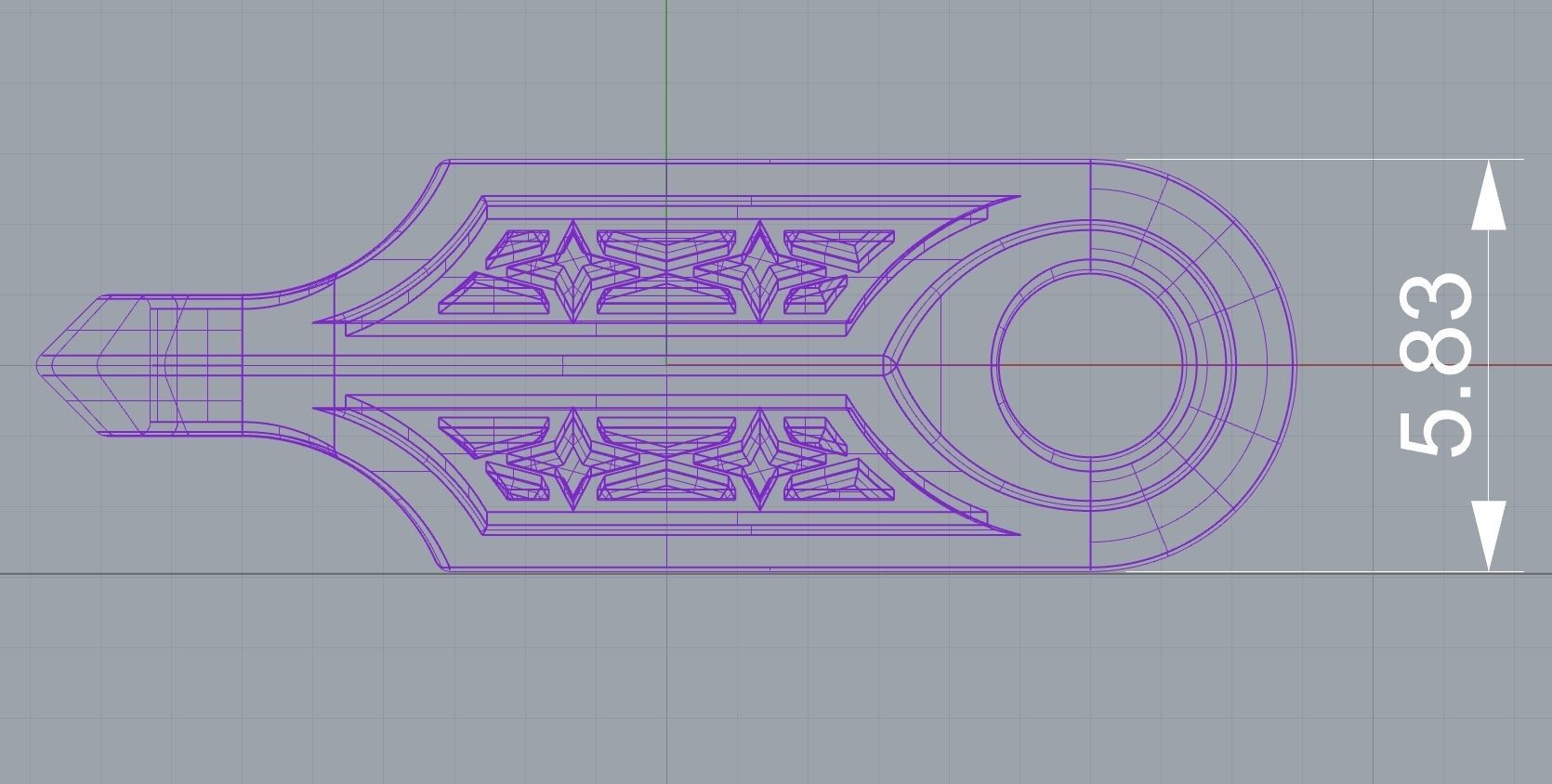 Chain model 01 3D print model_11