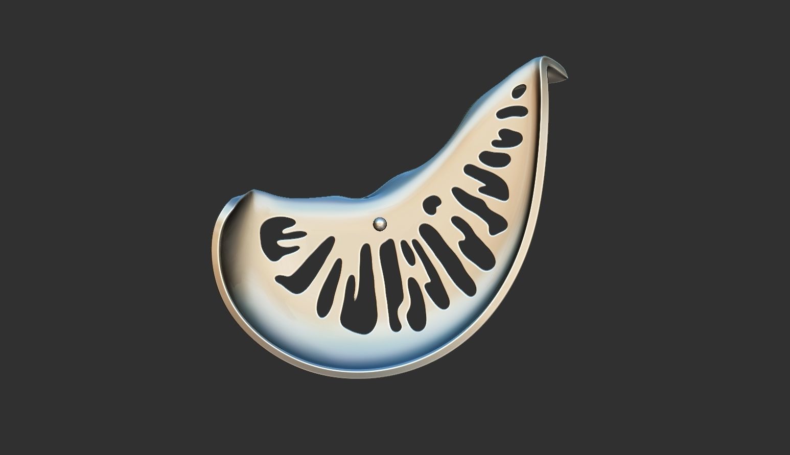 Junonia seashell earring pre supported file included 3D print model_6