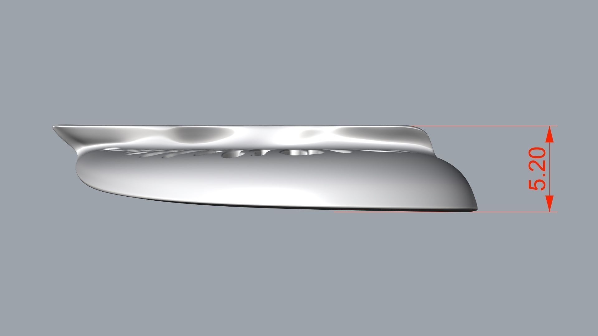 Junonia seashell earring pre supported file included 3D print model_9