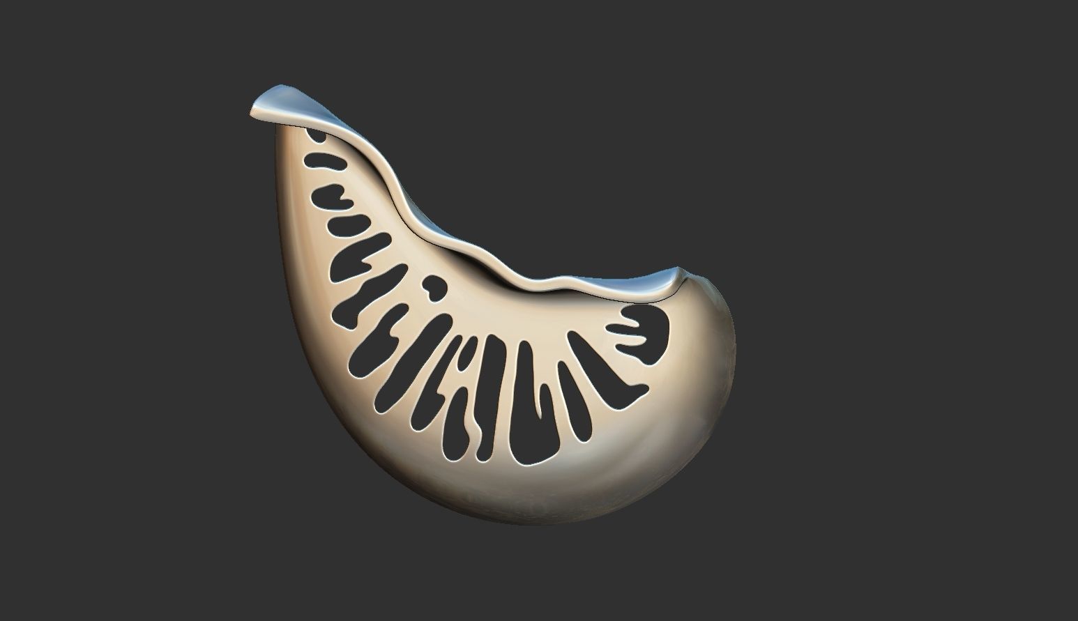 Junonia seashell earring pre supported file included 3D print model_8