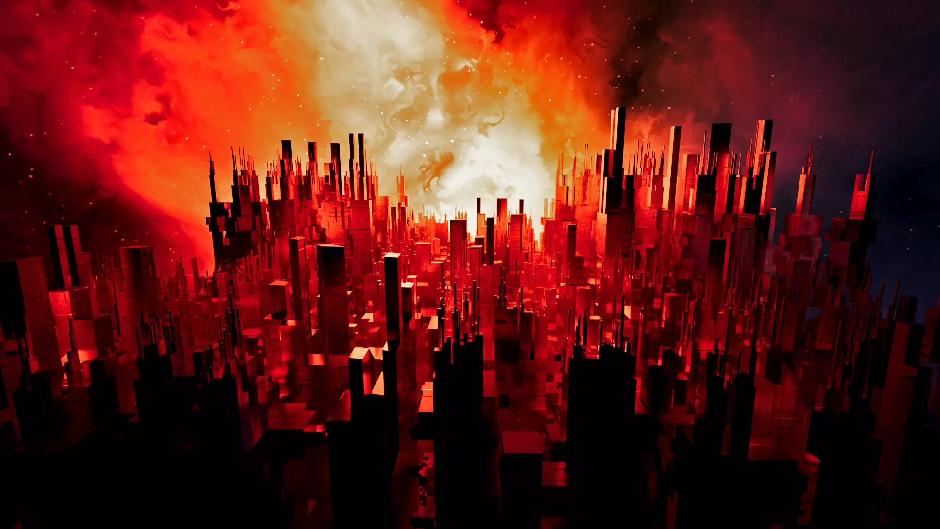 Space City Scifi  3D model_0