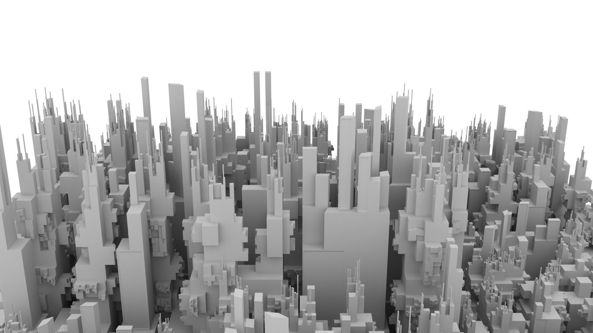 Space City Scifi  3D model_9