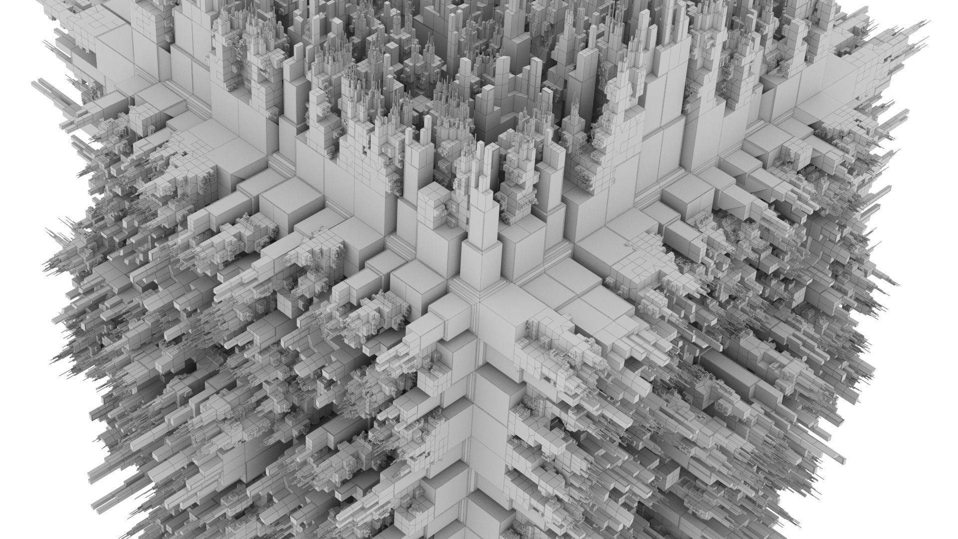 Space City Scifi  3D model_8