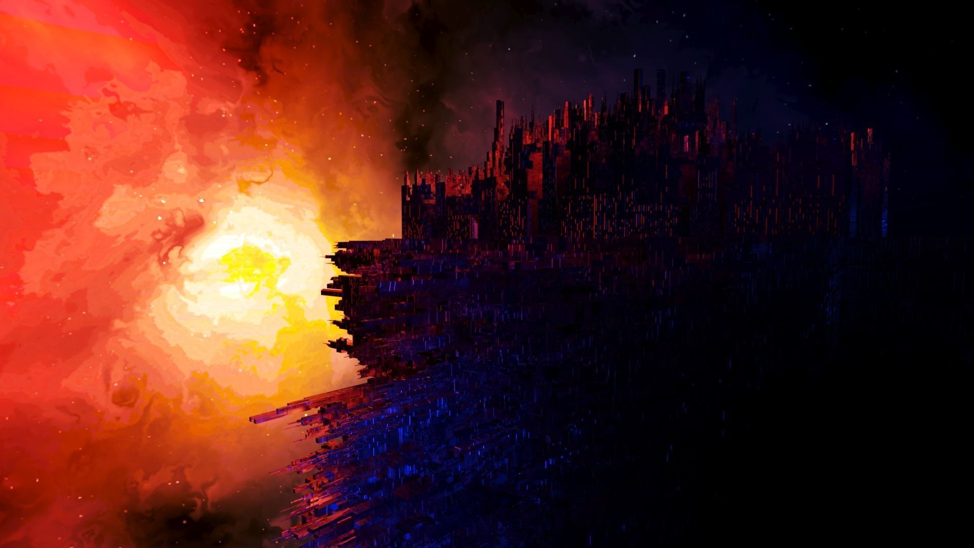 Space City Scifi  3D model_5