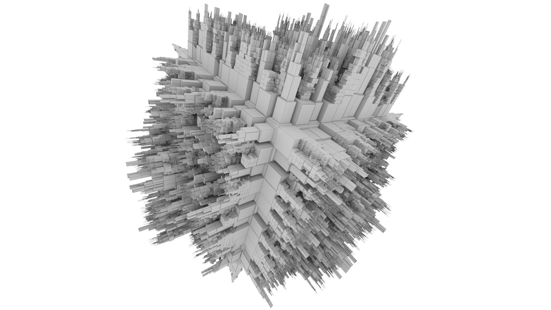 Space City Scifi  3D model_6