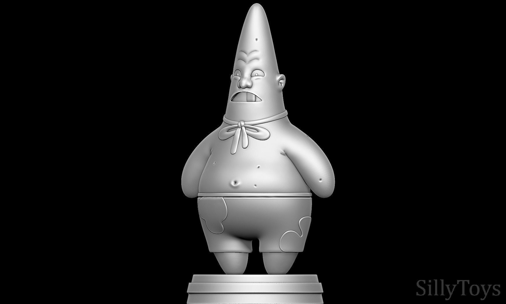 Patrick Star PinHead - SpongeBob SquarePants 3D print model_6