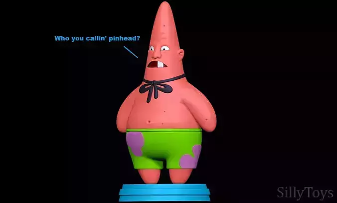 Patrick Star PinHead - SpongeBob SquarePants 3D print model