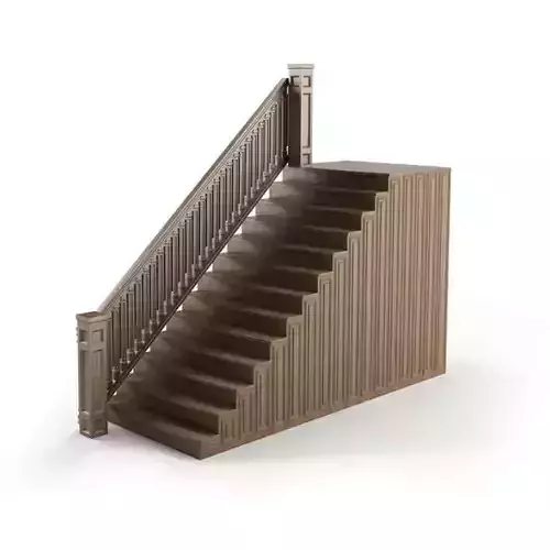 Retro Wooden Hand Railings