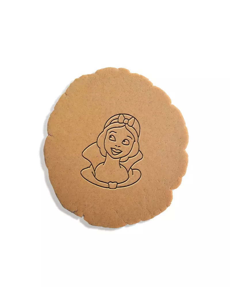 Snow White Cookie cutter 3D print model