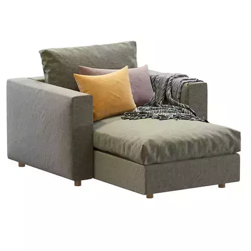 Finnala Chaise By Ikea 3D model