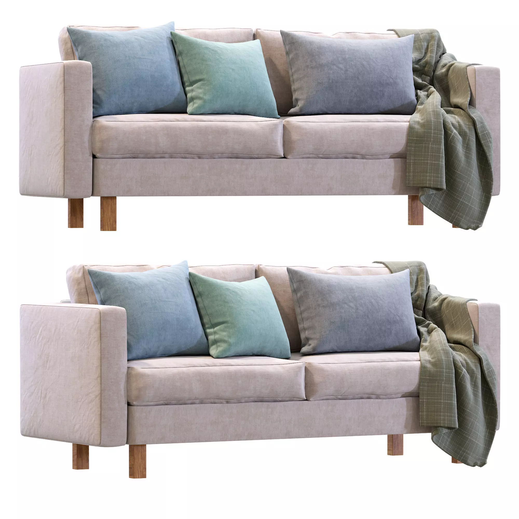 Karlstad Sofa IKEA 3D model_0
