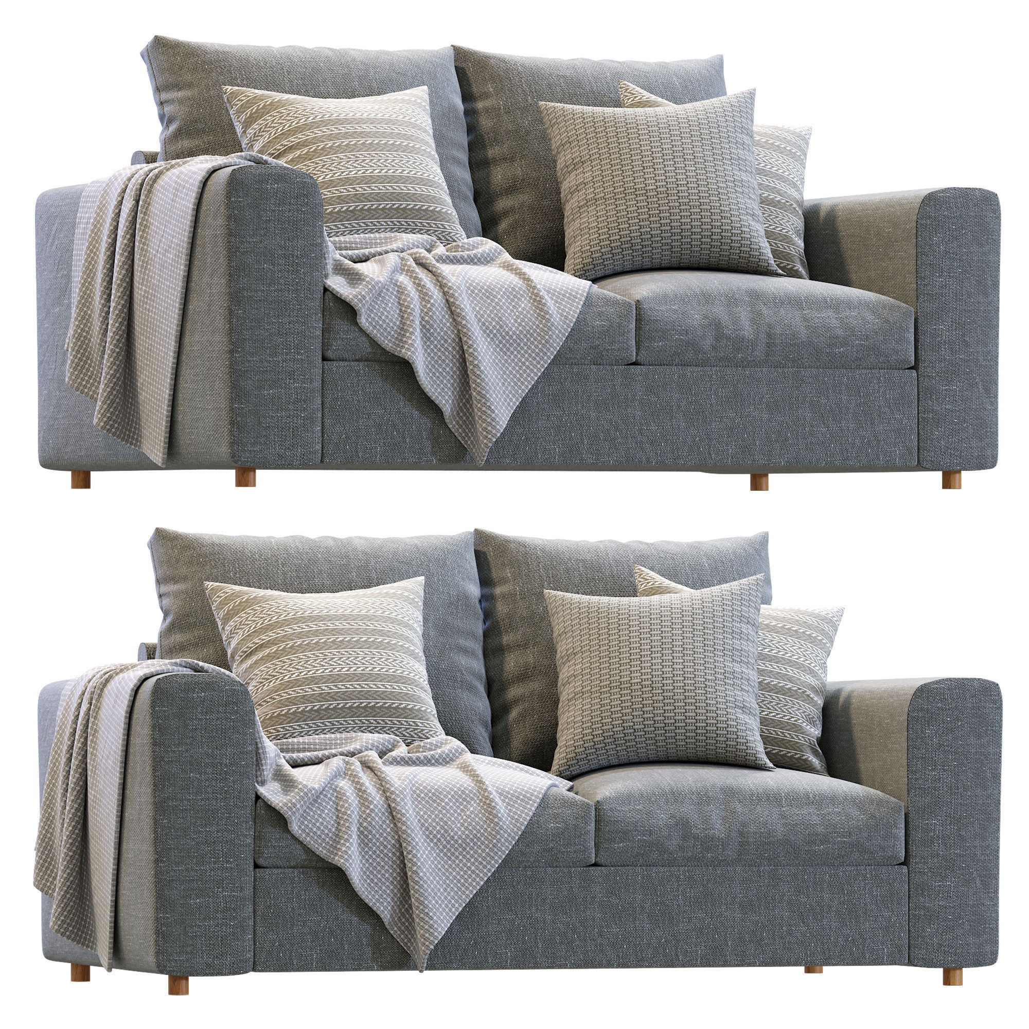 Sofa Vimle Ikea 3D model_2