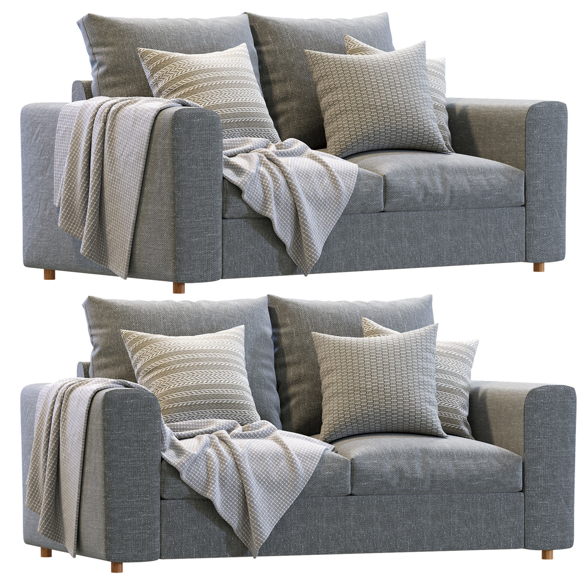 Sofa Vimle Ikea 3D model_1