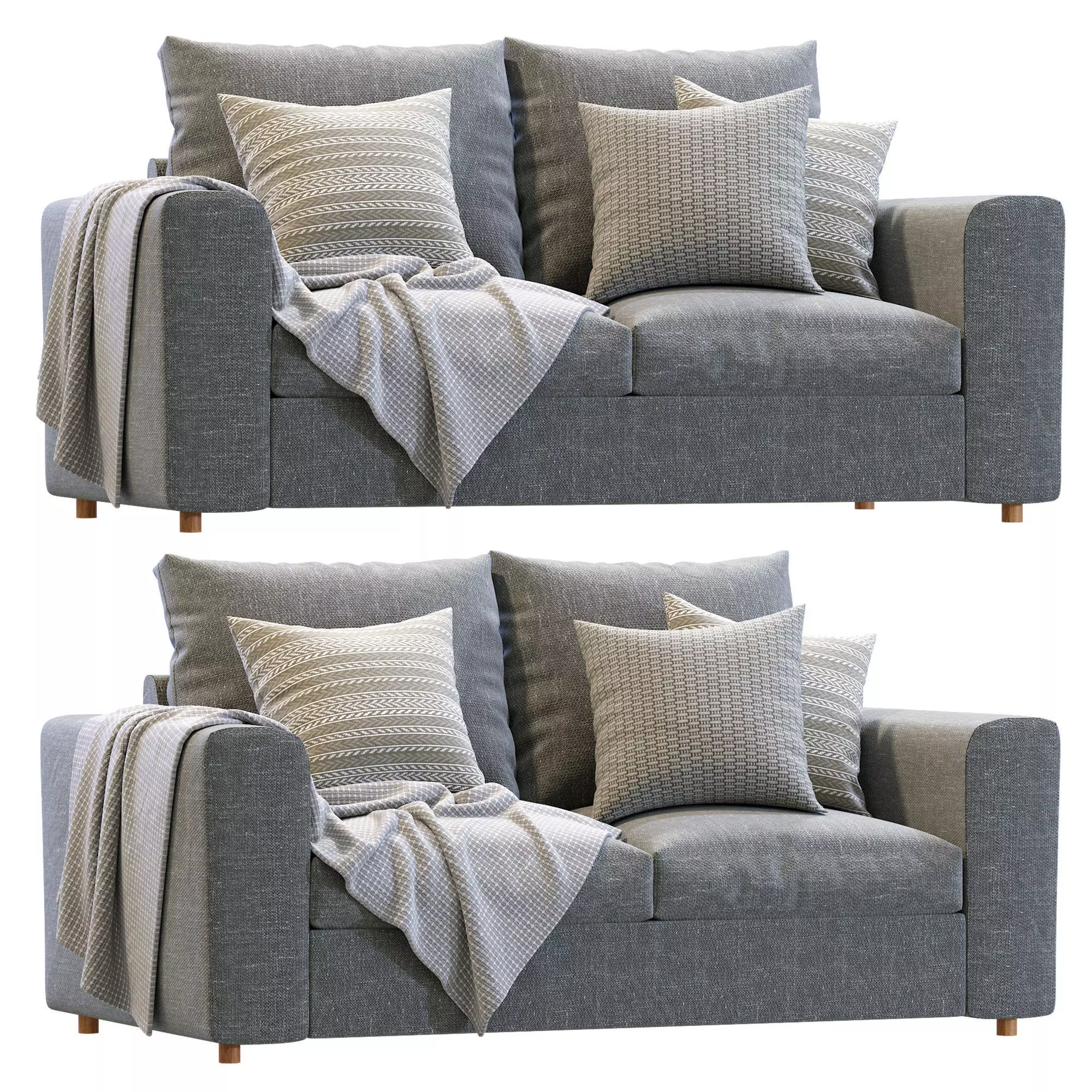 Sofa Vimle Ikea 3D model_0