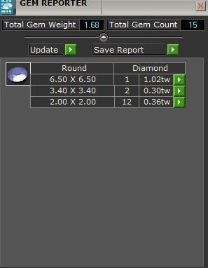 3 stone round ring with shanq stons 0058 3D print model_5