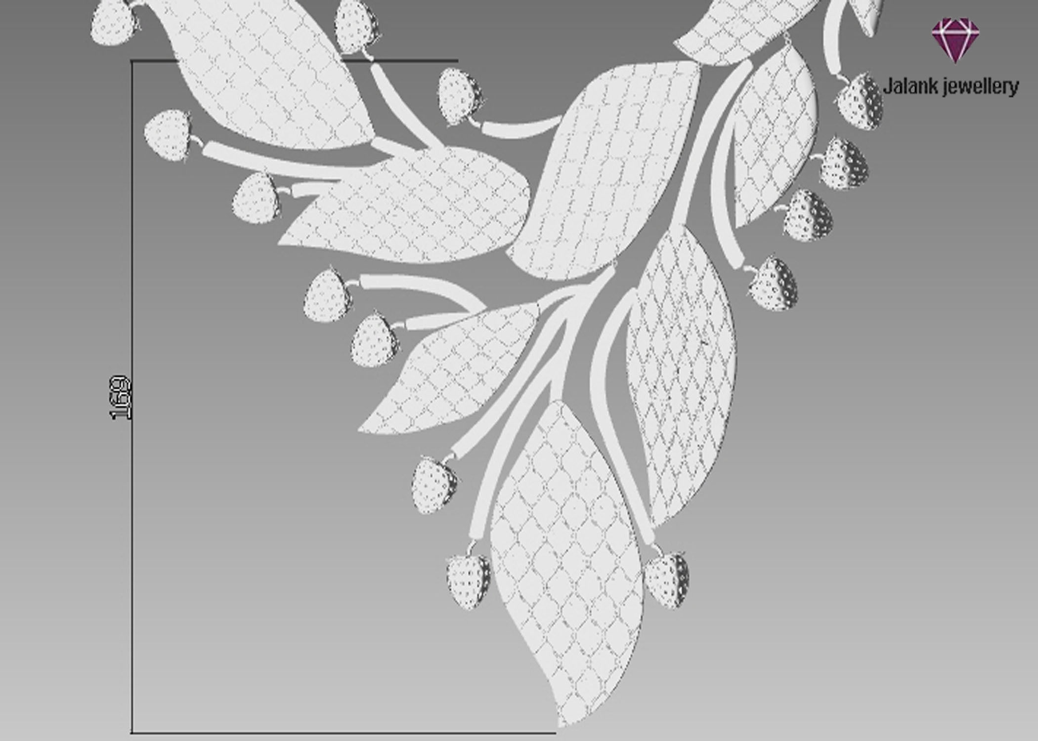 3d model strawbrey tree dsgin 3D model_10