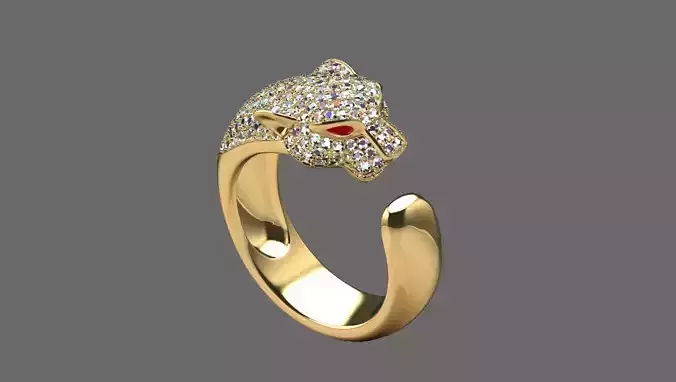 Pantera Ring 3D print model