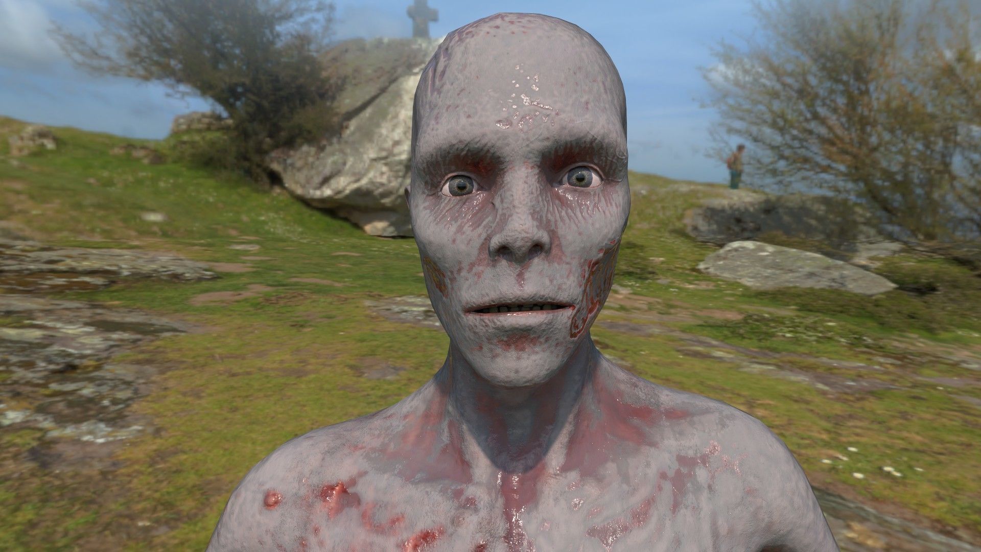 Zombie Monster Low-poly 3D model_7