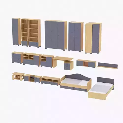 Collection of modern furniture 