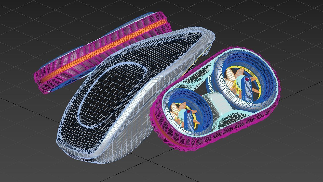 Drone Concept Model 3D model_6