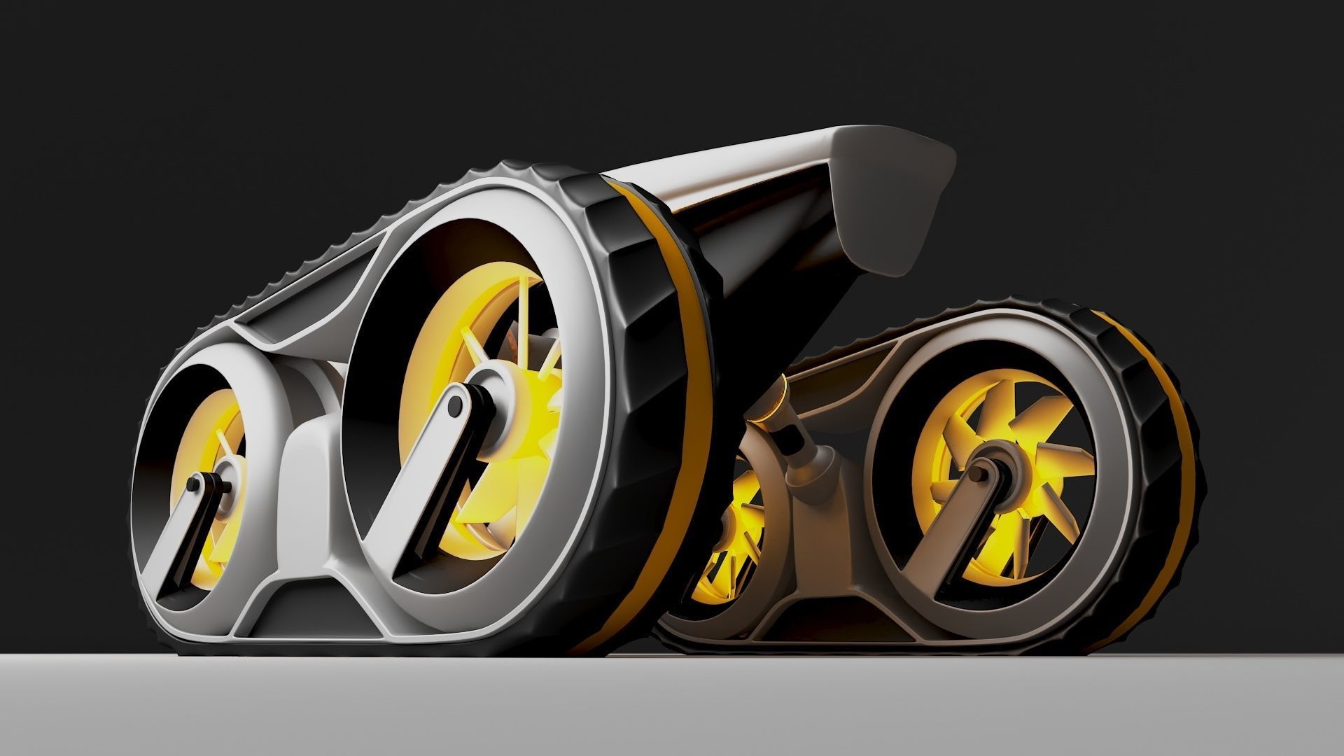 Drone Concept Model 3D model_1