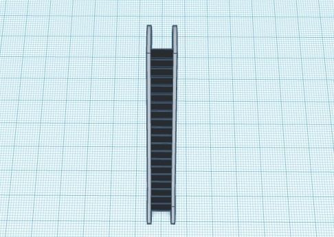 Escalator ladder Free low-poly 3D model_2