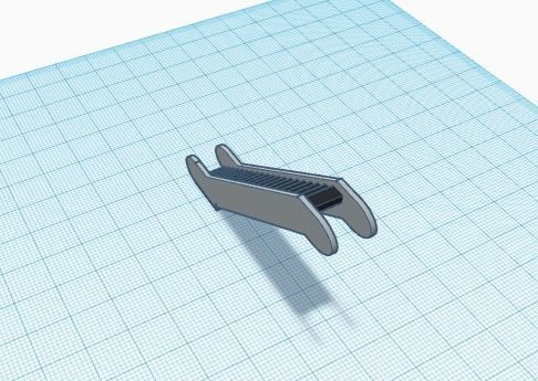 Escalator ladder Free low-poly 3D model_3