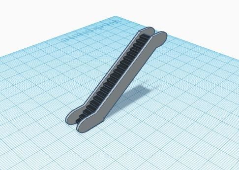 Escalator ladder Free low-poly 3D model_5