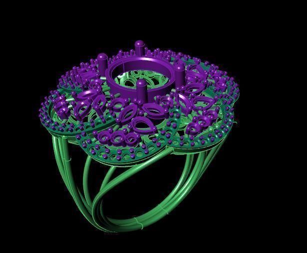 Rings  3D print model_4