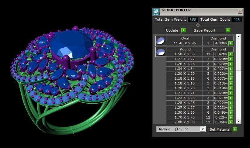 Rings  3D print model_5
