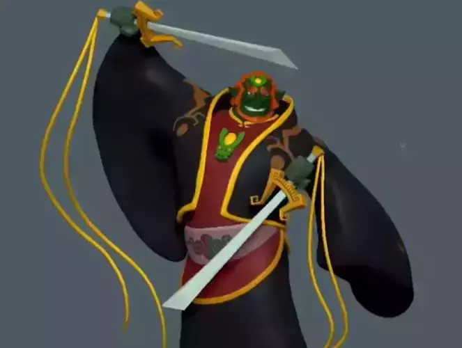 Ganondorf from Legend of Zelda Wind Waker 3D print model