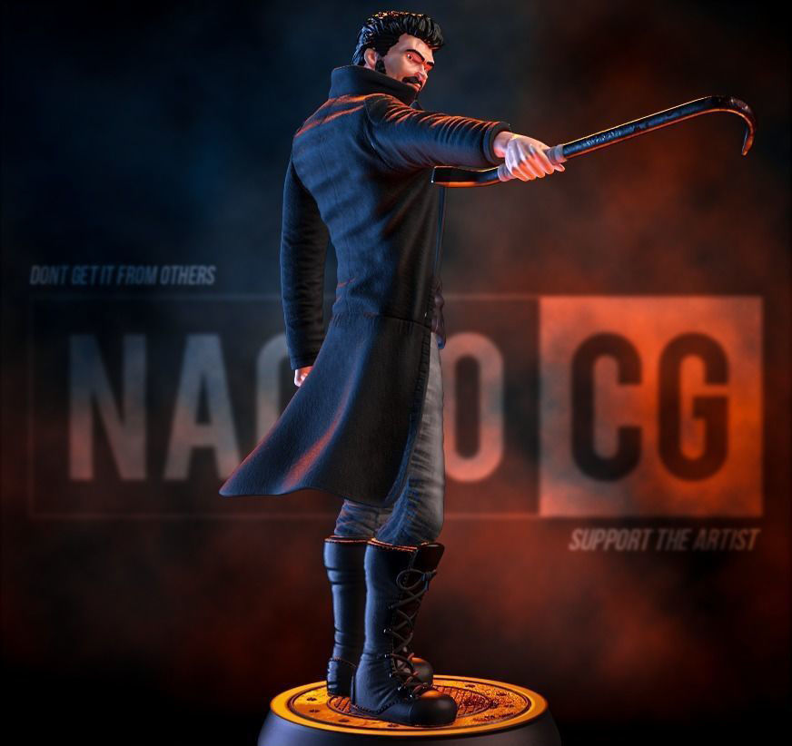 Fan Art - Billy Butcher from The Boys - Statue 3D print model_4