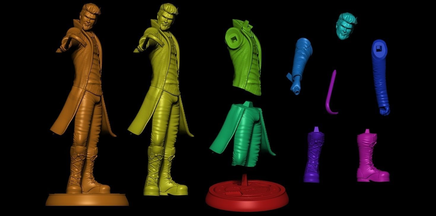 Fan Art - Billy Butcher from The Boys - Statue 3D print model_6