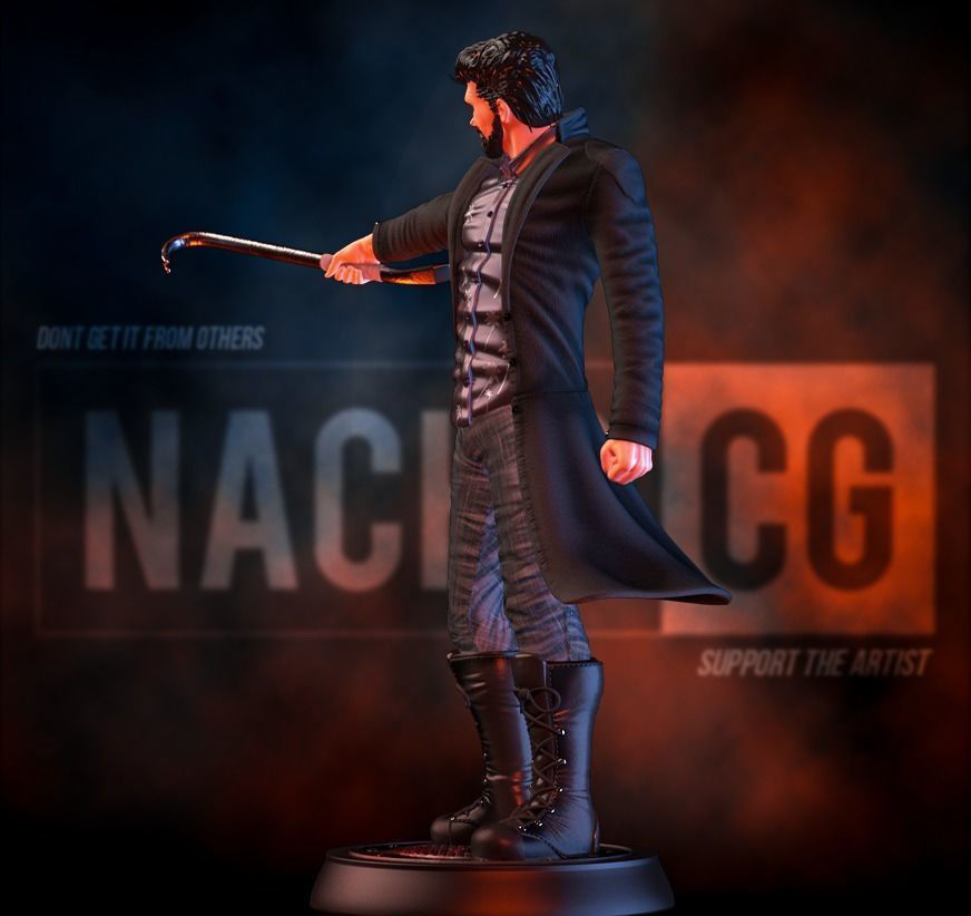 Fan Art - Billy Butcher from The Boys - Statue 3D print model_5