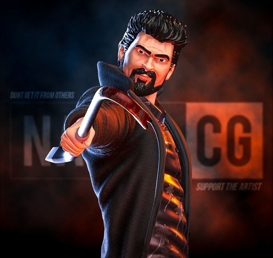 Fan Art - Billy Butcher from The Boys - Statue 3D print model_2