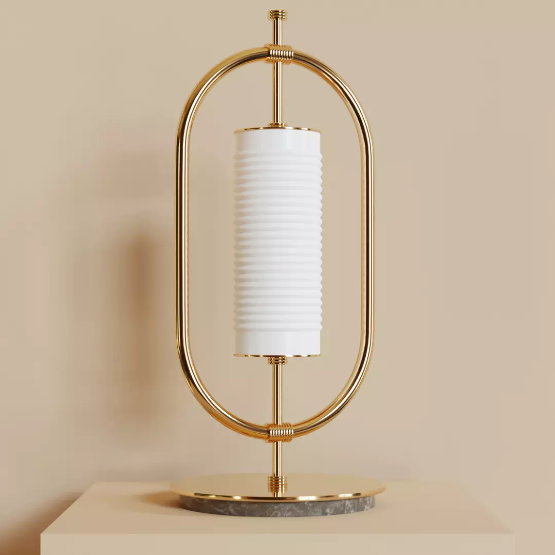 Table Lamp Yves Free 3D model_0