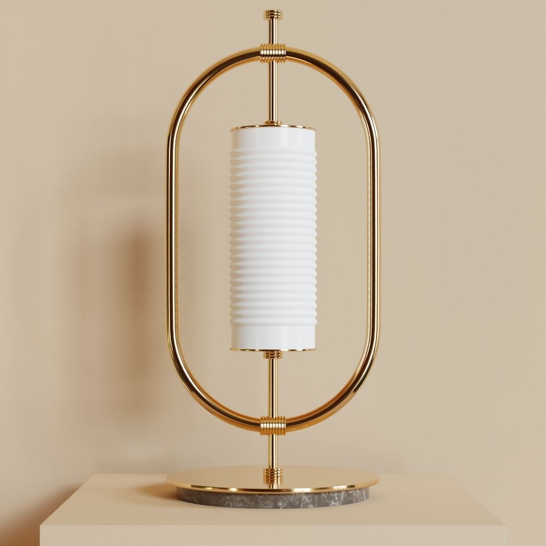 Table Lamp Yves Free 3D model_2