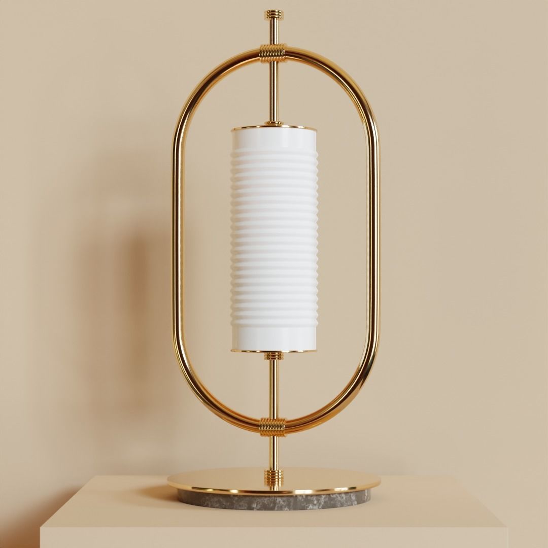 Table Lamp Yves Free 3D model_1